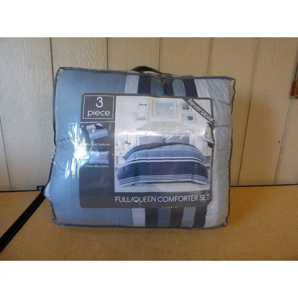 PEM AMERICA Cole Stripe 3-Pc. Comforter Mini Set